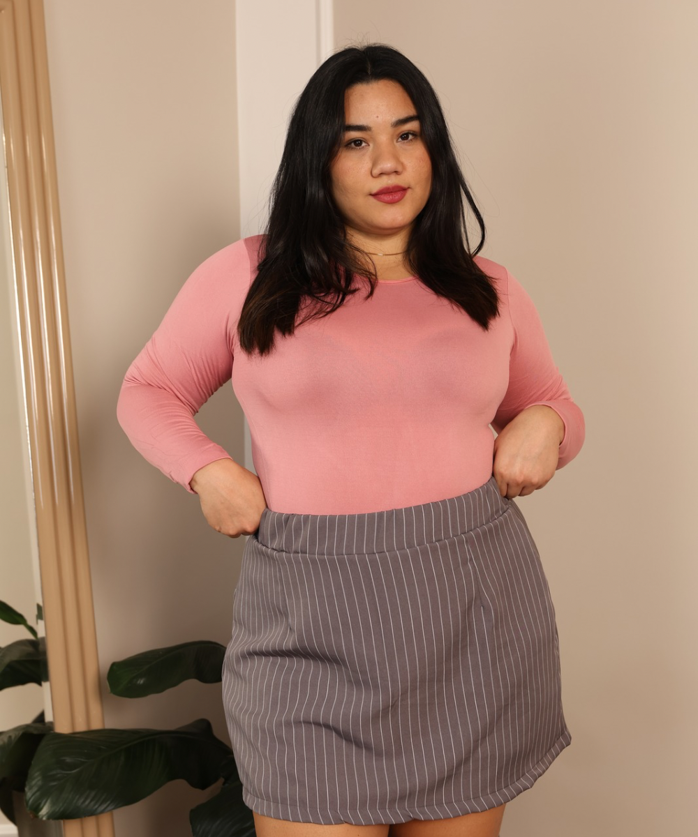 FALDA SHORT SASTRE ZARA