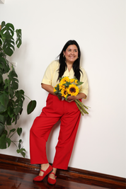 PANTALÓN SASTRE VIOLETA