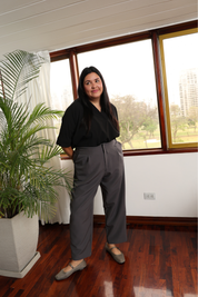 PANTALÓN SASTRE VIOLETA