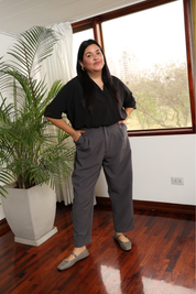 PANTALÓN SASTRE VIOLETA