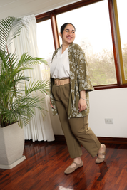 PANTALÓN SASTRE VIOLETA