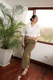 PANTALÓN SASTRE VIOLETA