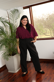 PANTALÓN SASTRE VIOLETA