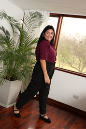 PANTALÓN SASTRE VIOLETA