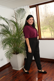 PANTALÓN SASTRE VIOLETA