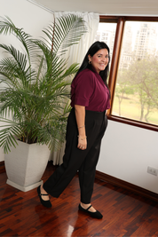 PANTALÓN SASTRE VIOLETA