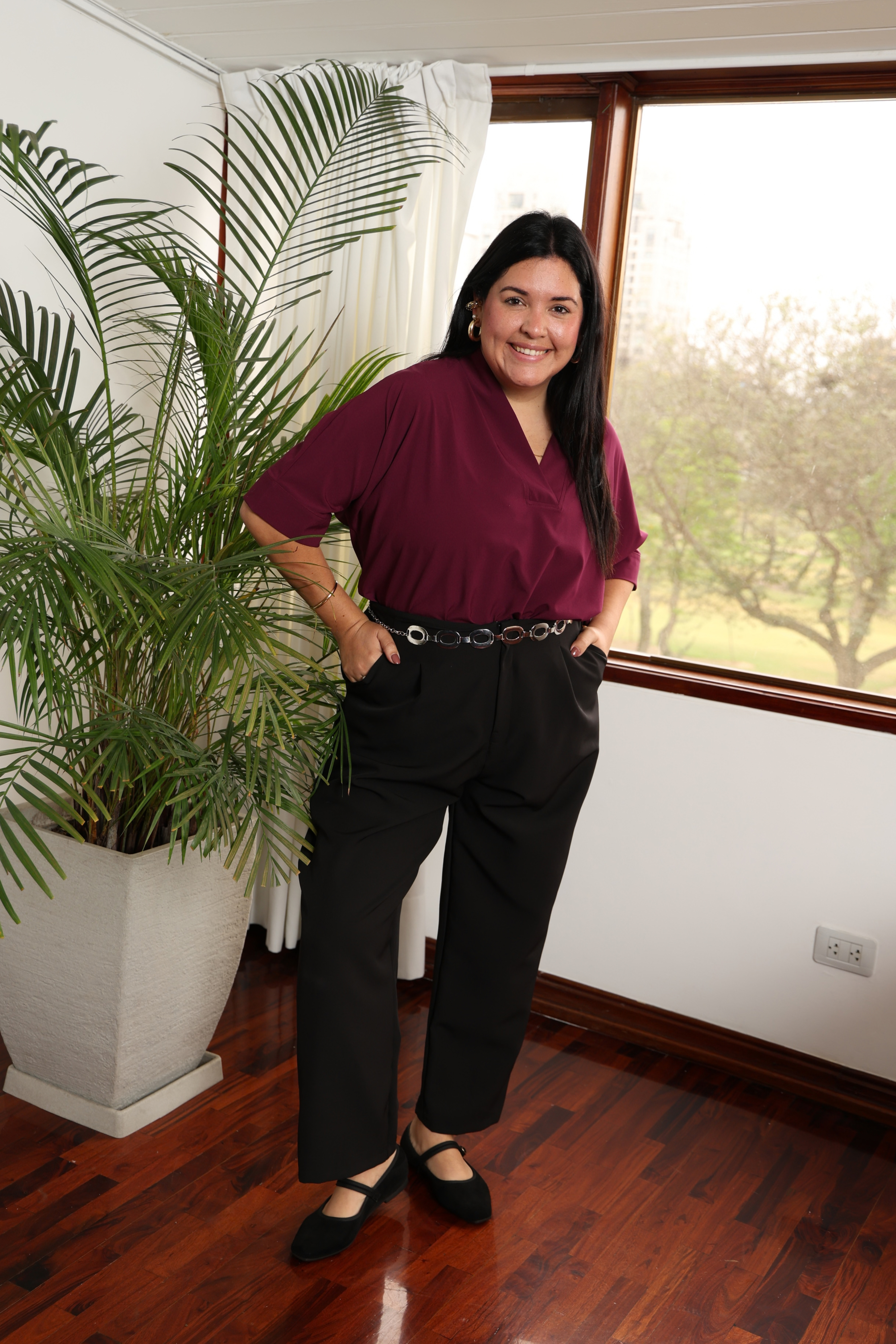 PANTALÓN SASTRE VIOLETA
