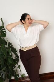 PANTALÓN SASTRE VIOLETA