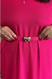 CORREA CORAZÓN PERLAS