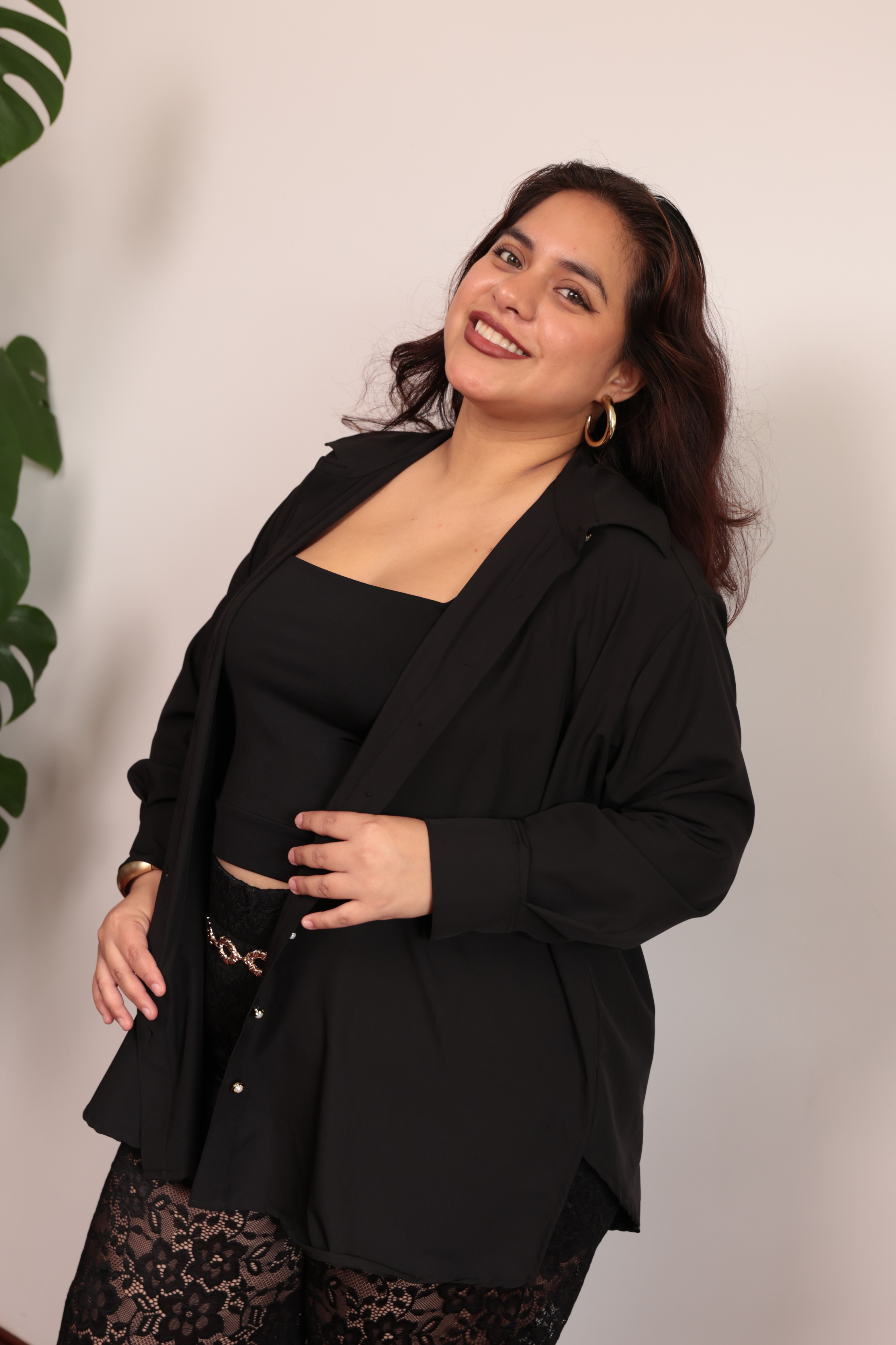 BLUSA OVERSIZE PERLA