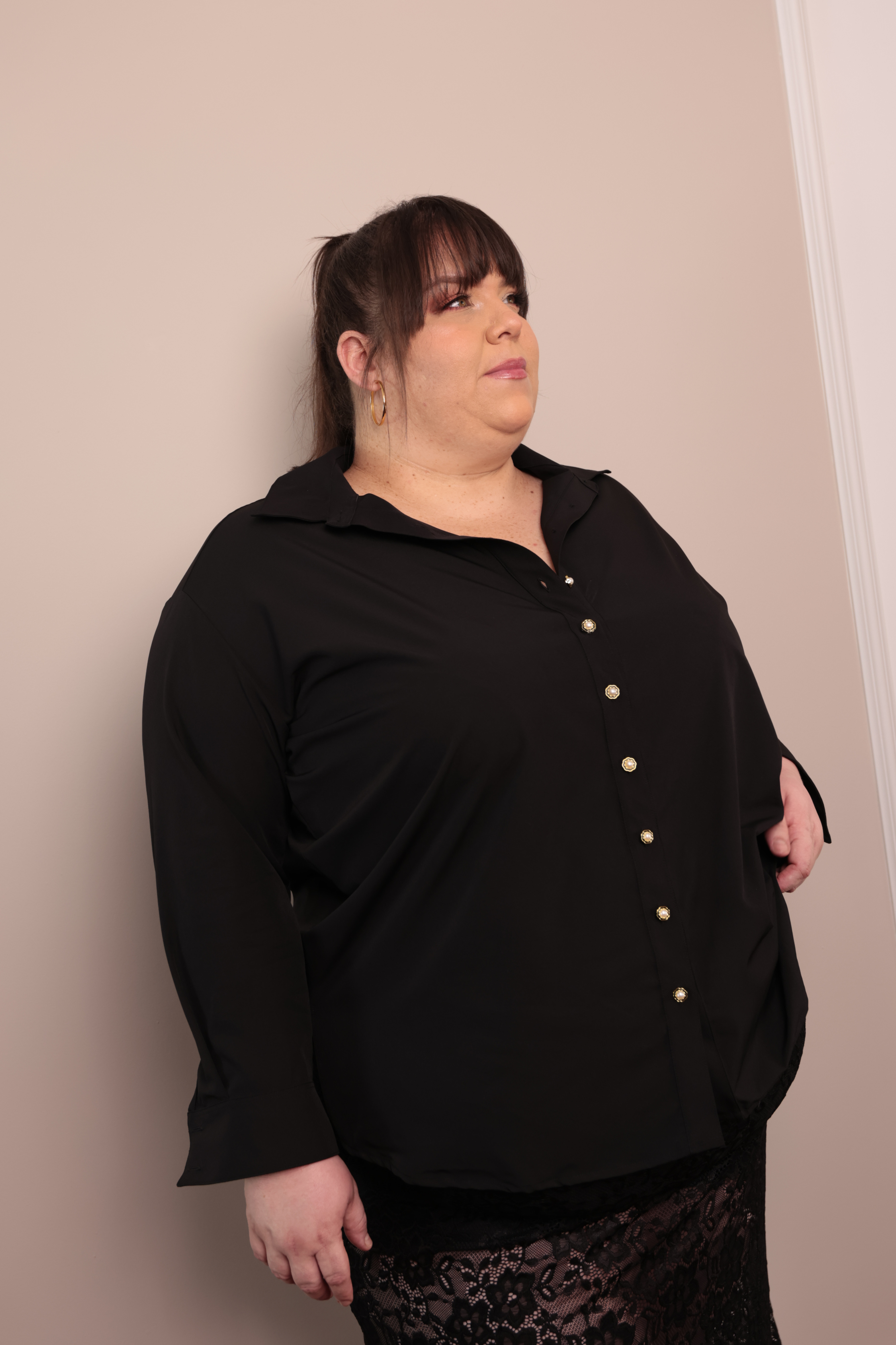 BLUSA OVERSIZE PERLA