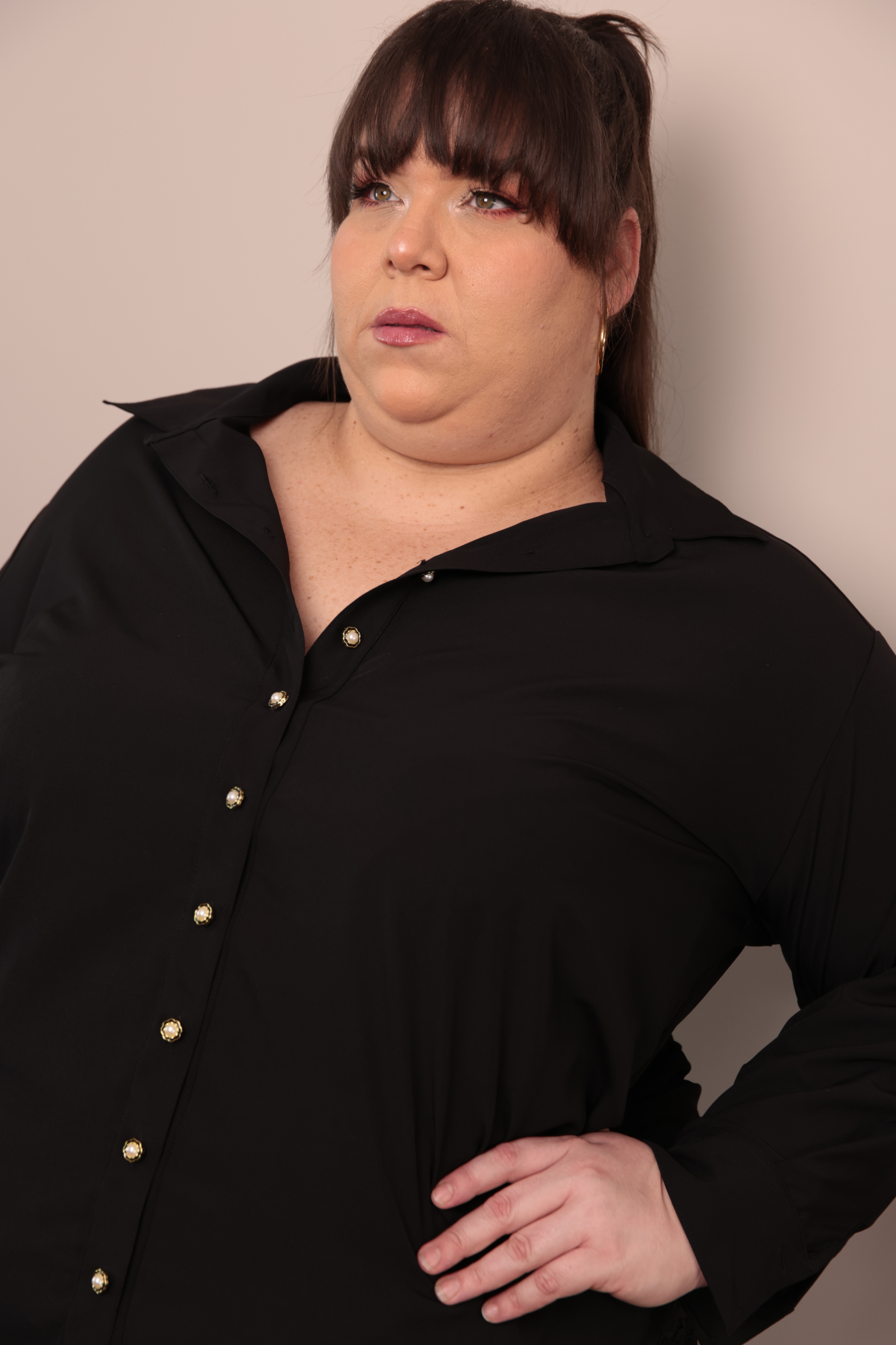 BLUSA OVERSIZE PERLA